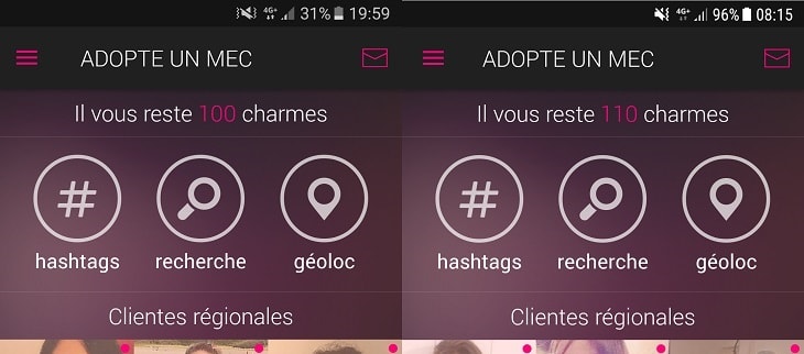 hack adopteunmec 100 charmes gratuits