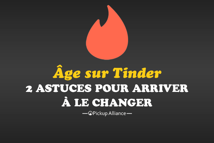 changer son âge sur tinder