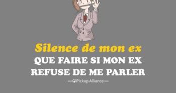 mon ex ne veut plus me parler