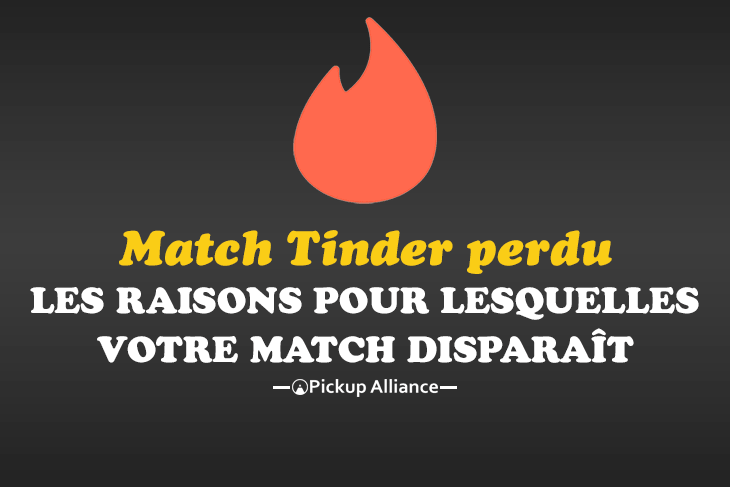 match tinder disparaît - tinder match perdu pas de message